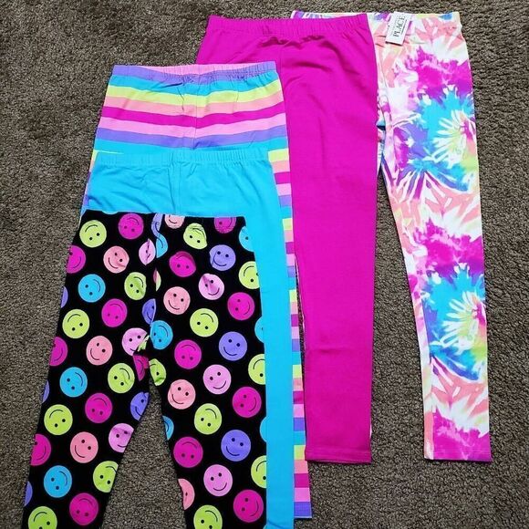 The Children's Place Girls 5 Pack Leggings -A - Picture 1 of 4